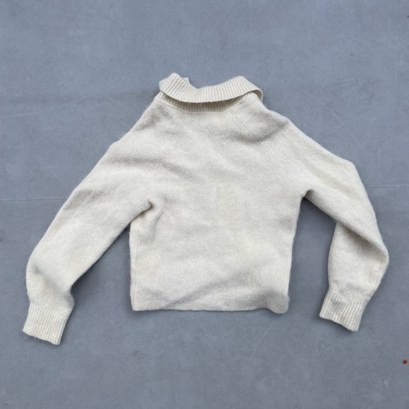 & other stories angora knit polo sweater - Picture 3 of 7